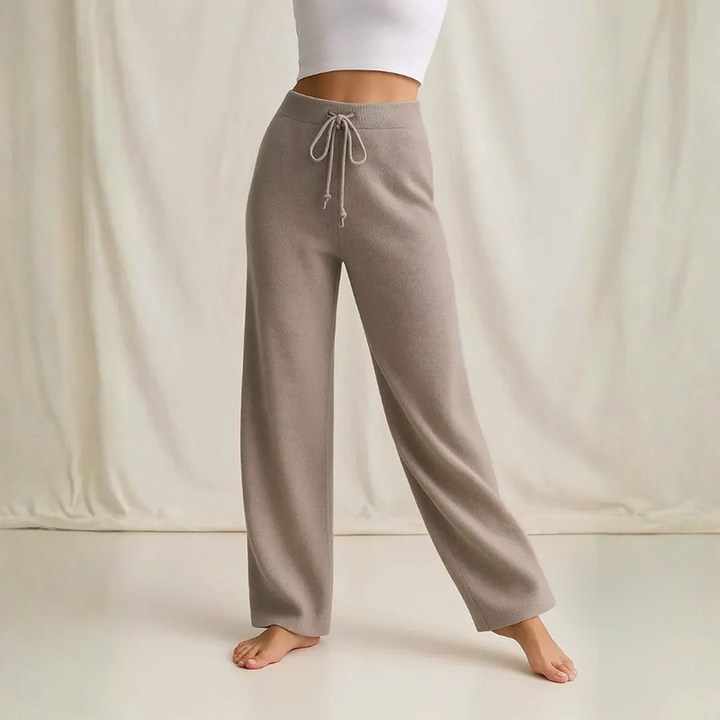 Cordelia | Wide-Leg Knit Lounge Pants