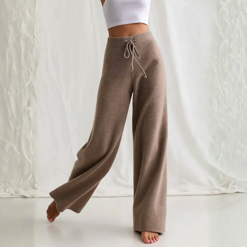 Cordelia | Wide-Leg Knit Lounge Pants