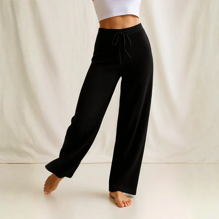 Cordelia | Wide-Leg Knit Lounge Pants