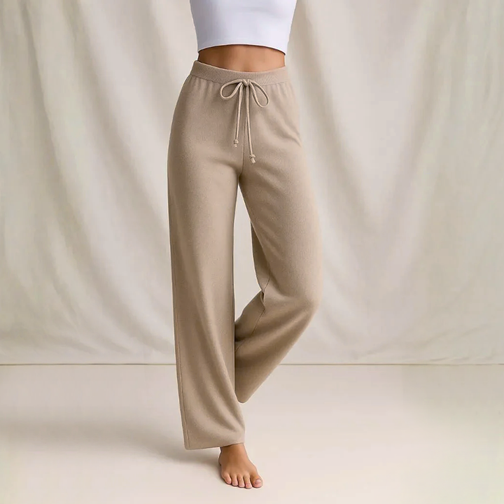 Cordelia | Wide-Leg Knit Lounge Pants