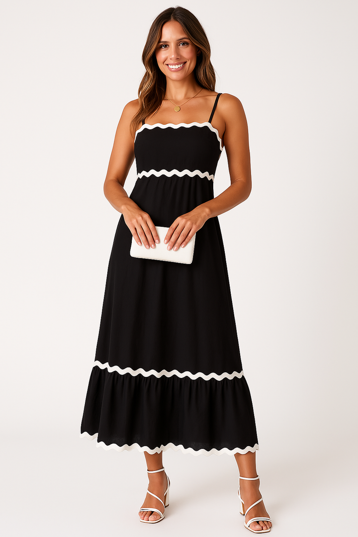 Rosalie A Line Maxi Dress