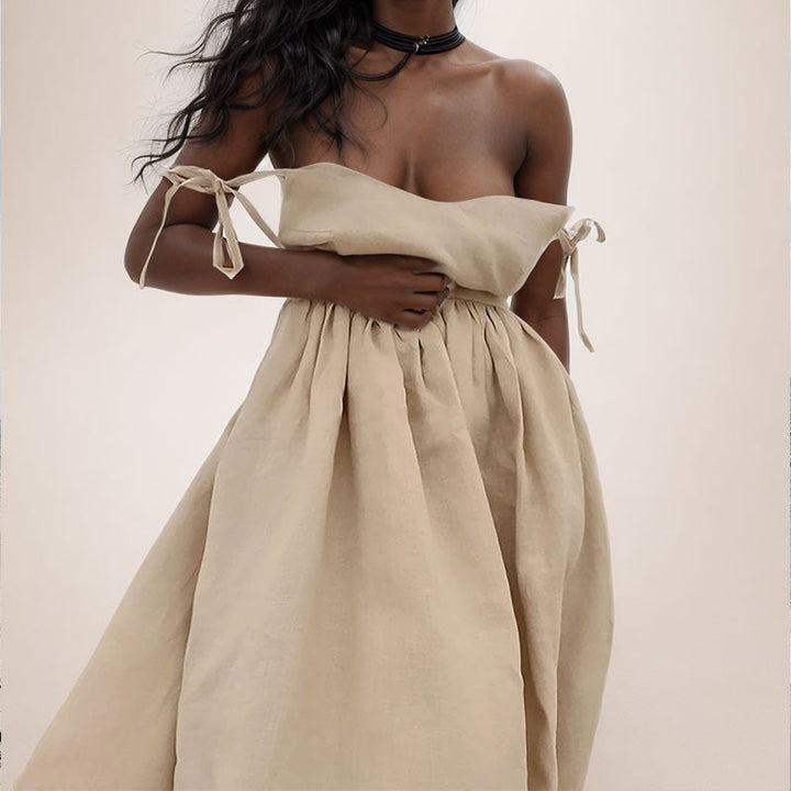 Mila Open Back Midi Dress
