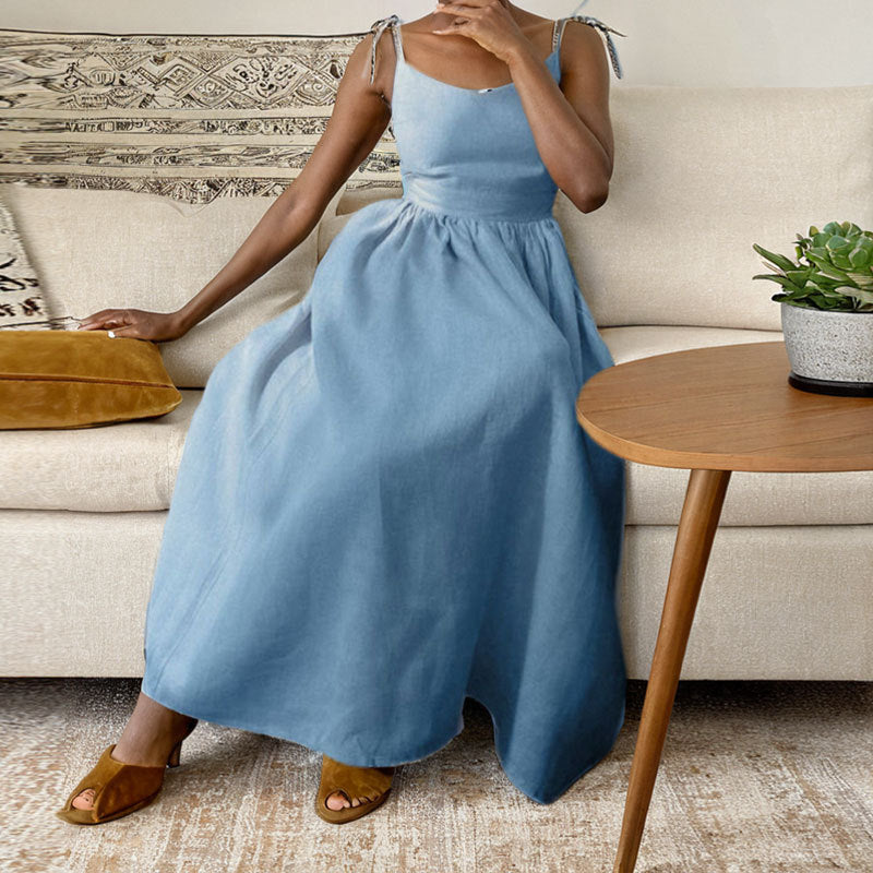 Mila Open Back Midi Dress