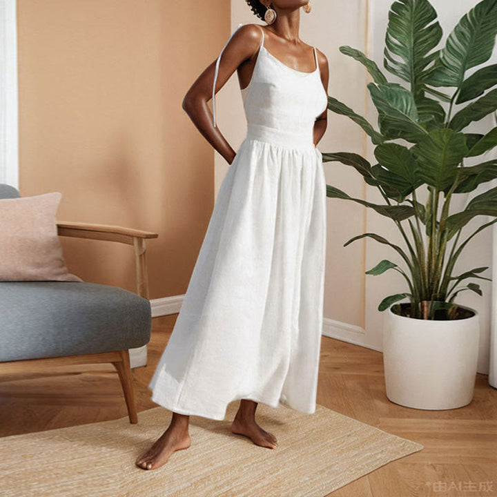 Mila Open Back Midi Dress