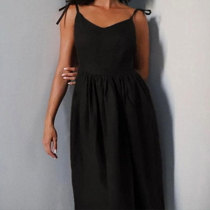 Mila Open Back Midi Dress