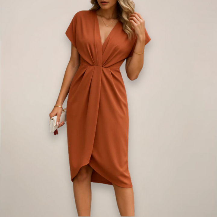 Willow Wrap Midi Dress