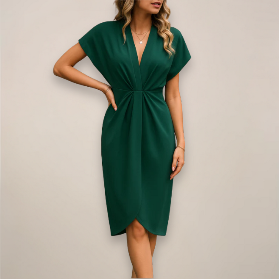 Zia Wrap Midi Dress