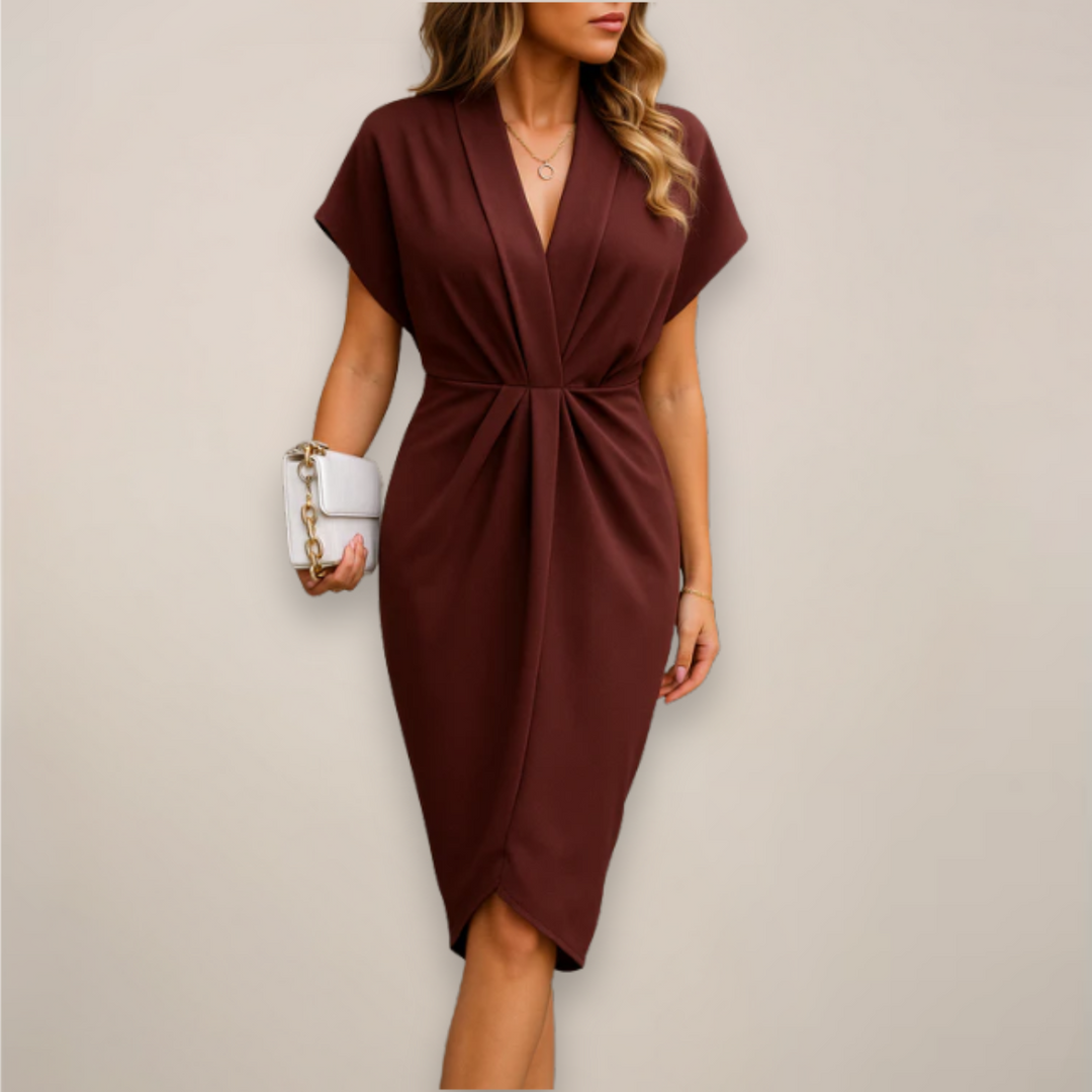 Zia Wrap Midi Dress