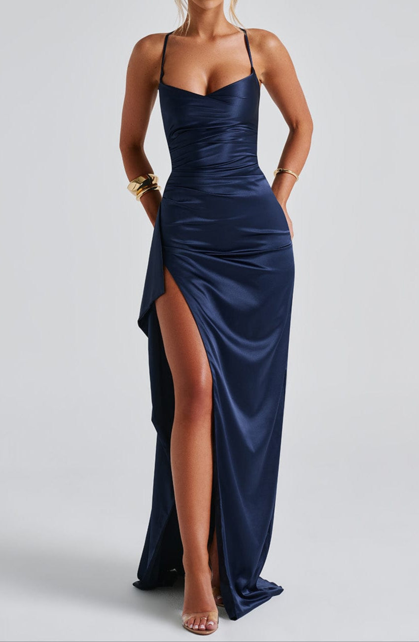 Callie High Slit Midi Dress
