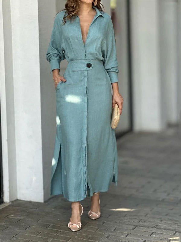 Clara Shirt Midi Dress