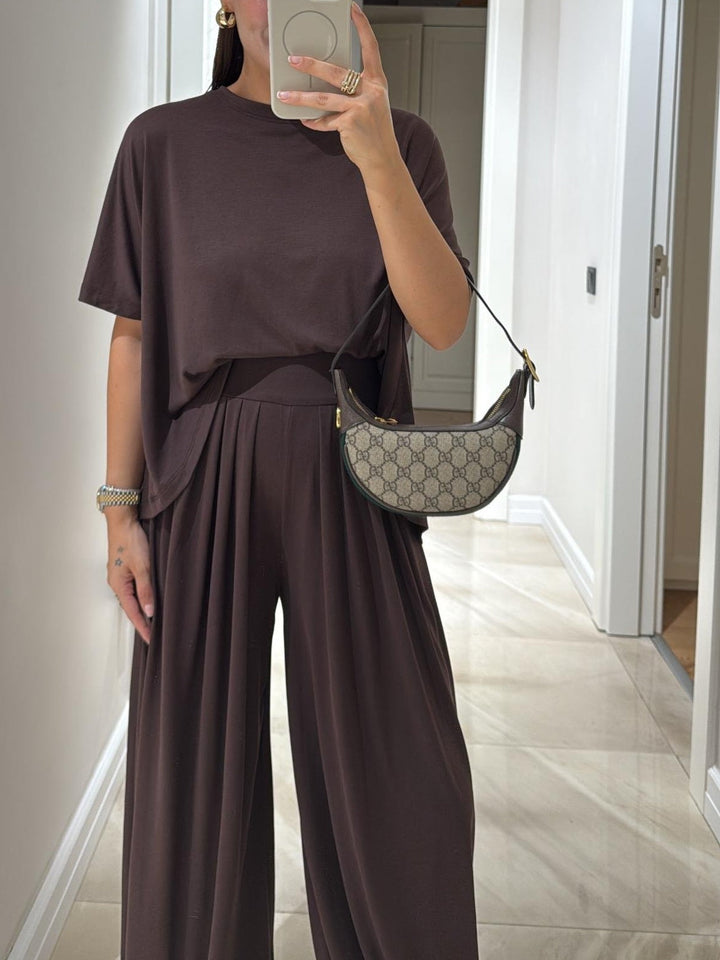 Beatrix | Relaxed Wide-Leg Two-Piece Co-ord Set