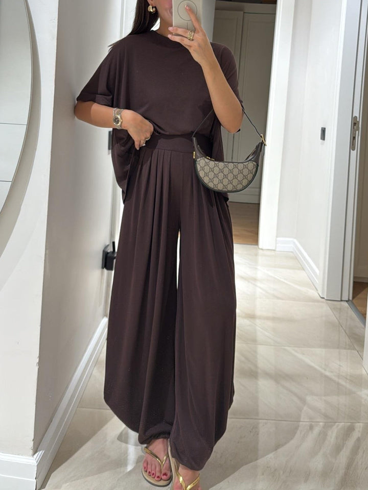 Beatrix | Relaxed Wide-Leg Two-Piece Co-ord Set