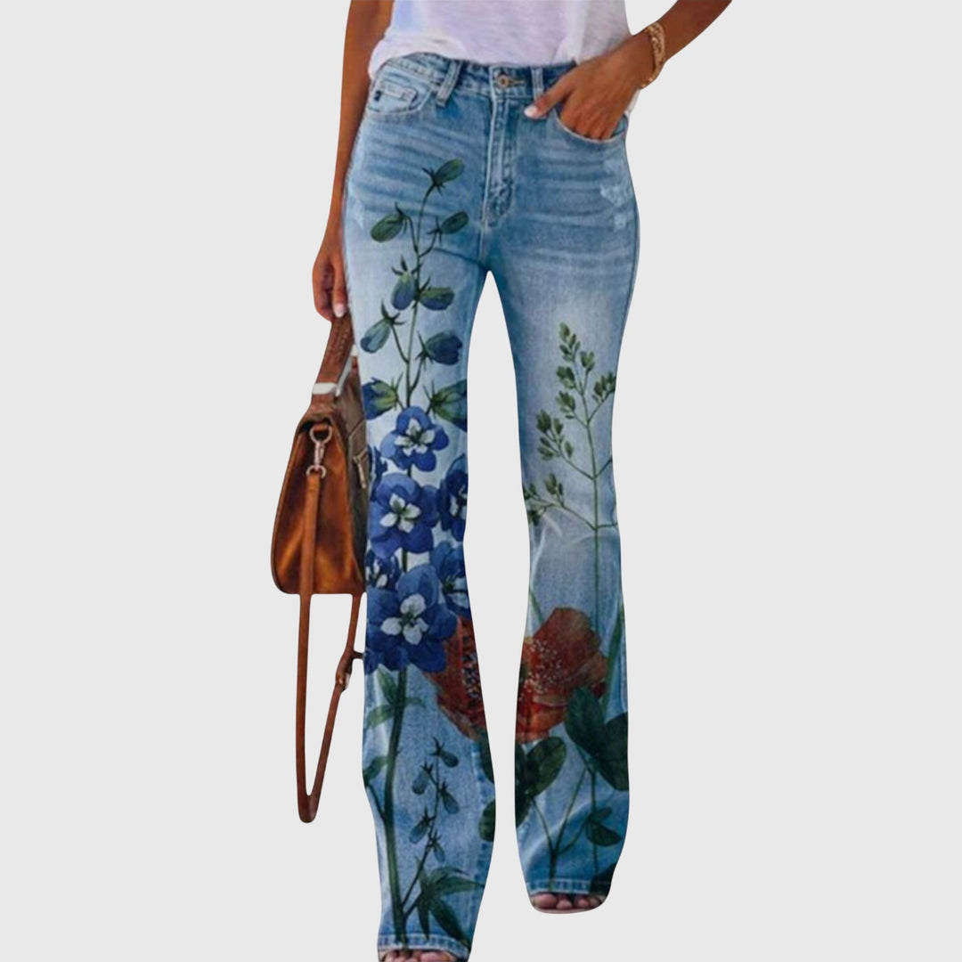 Lydia Floral Jeans