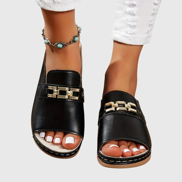 Delphine Orthopedic Slide Sandals