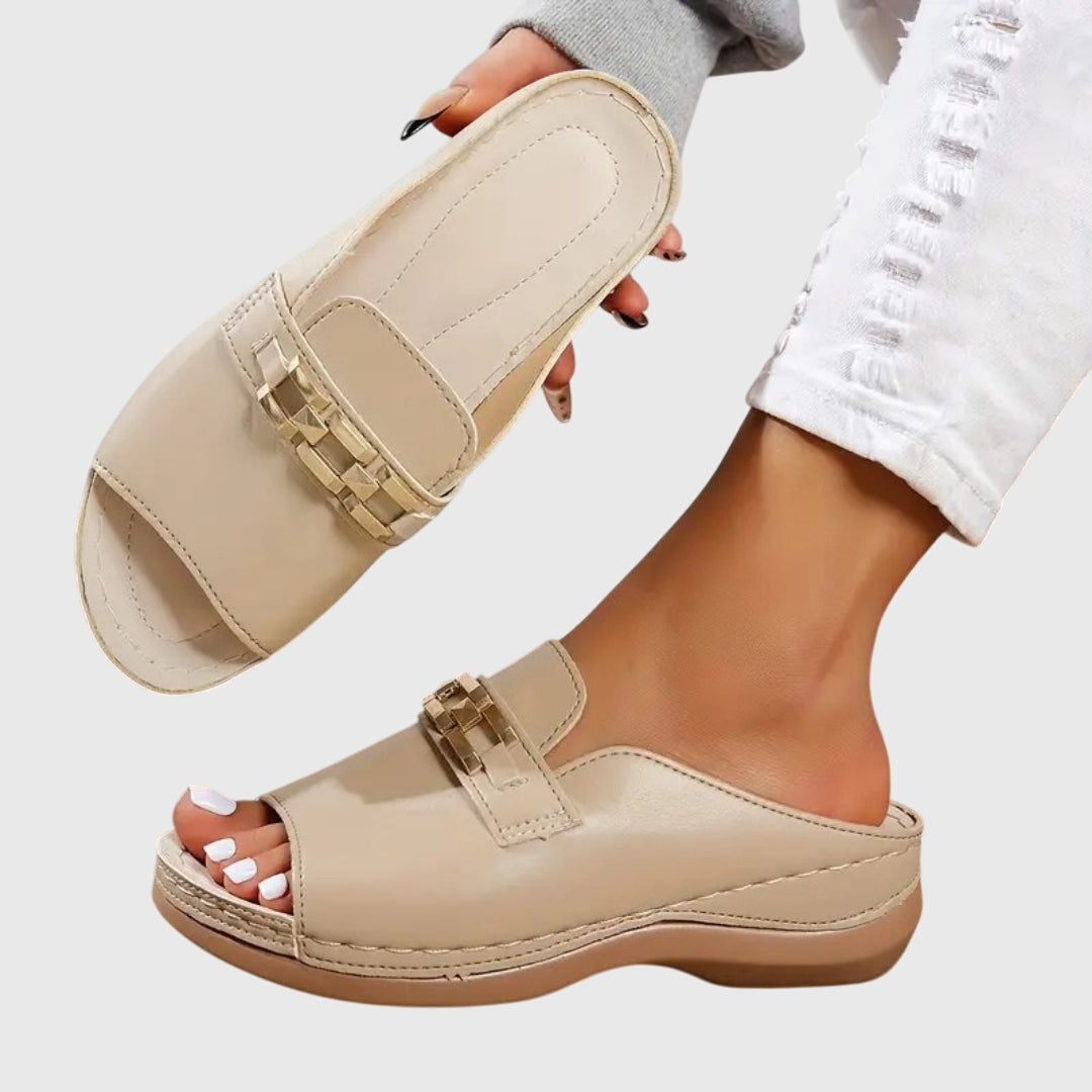 Delphine Orthopedic Slide Sandals
