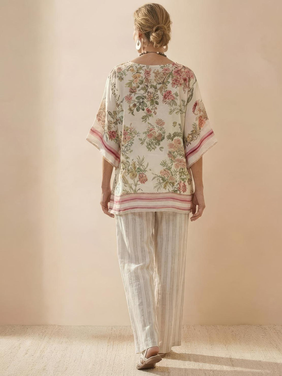 Genevieve | Linen Embroidered Wide-Leg Co-ord Set