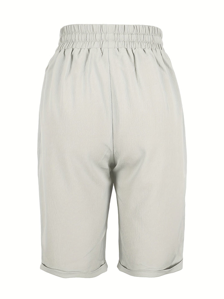 Anais | Relaxed Capri Pants with Drawstring Waist