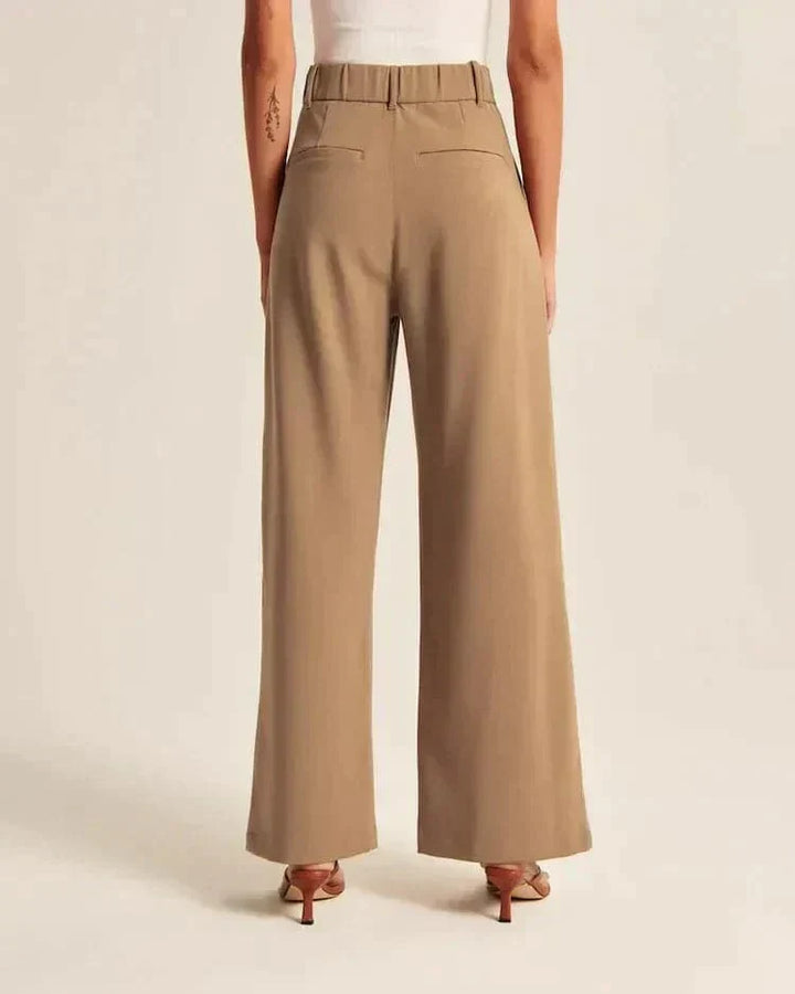 Maureen | High-Waist Wide-Leg Linen Trousers