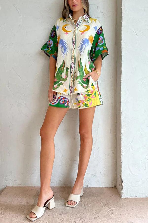 Marlowe Printed Shorts Set
