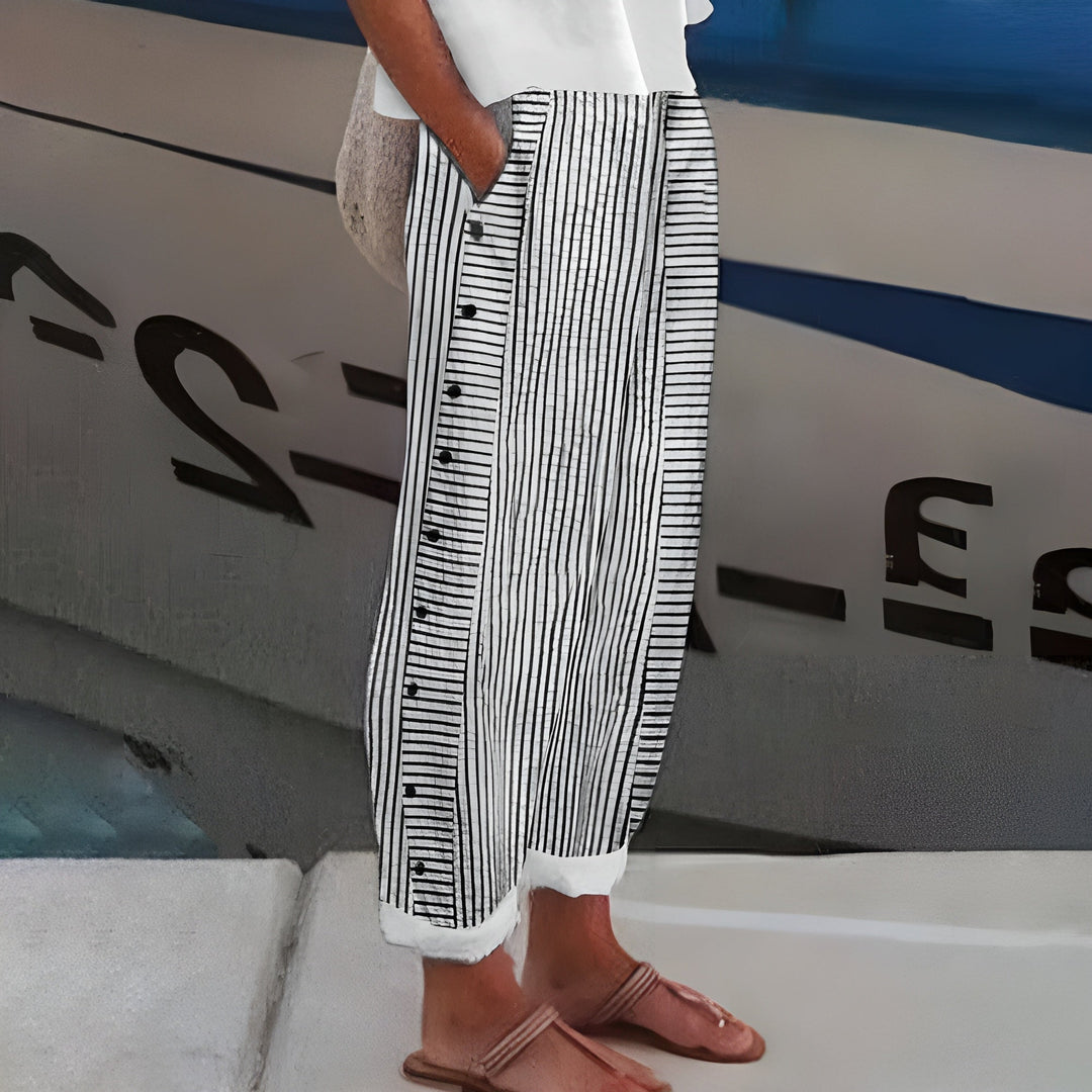 Noelle | Straight-Leg Pocket Trousers