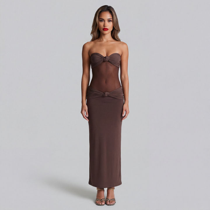 Amaya Sheer Maxi Dress