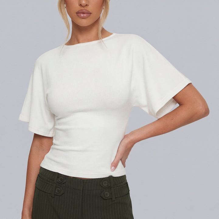 Zara Cinched Knit Top