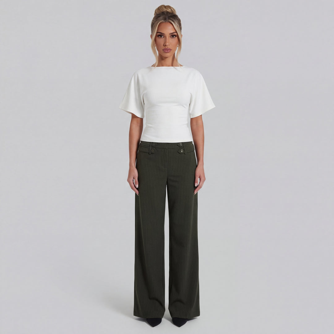 Zara Cinched Knit Top