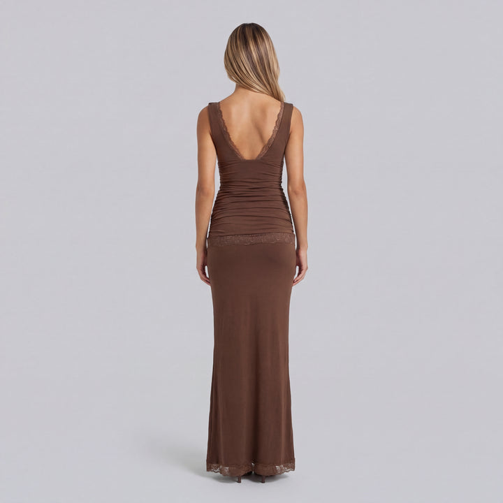 Sienna Lace Plunge Top