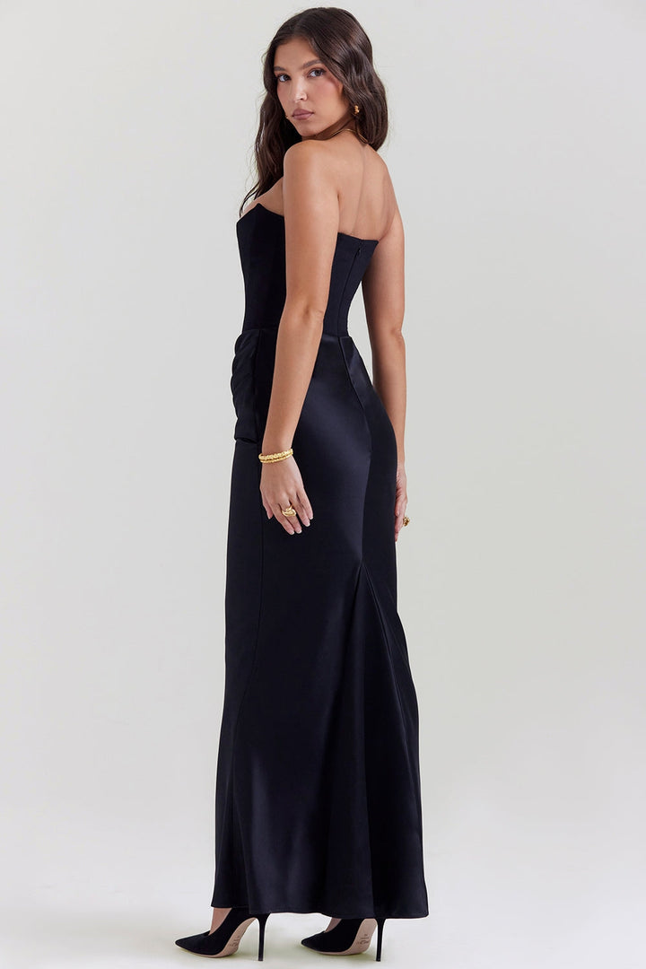 Eden Strapless Maxi Dress Smoke / L
