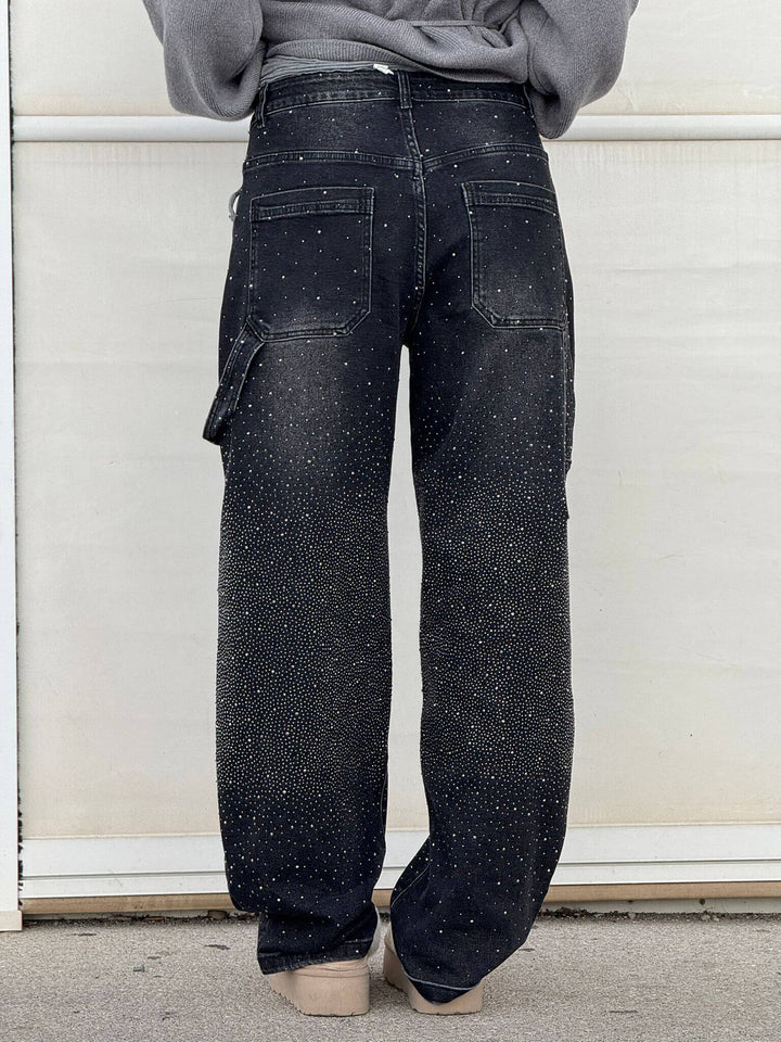 Juliette | High-Waist Utility Baggy Wide-Leg Jeans