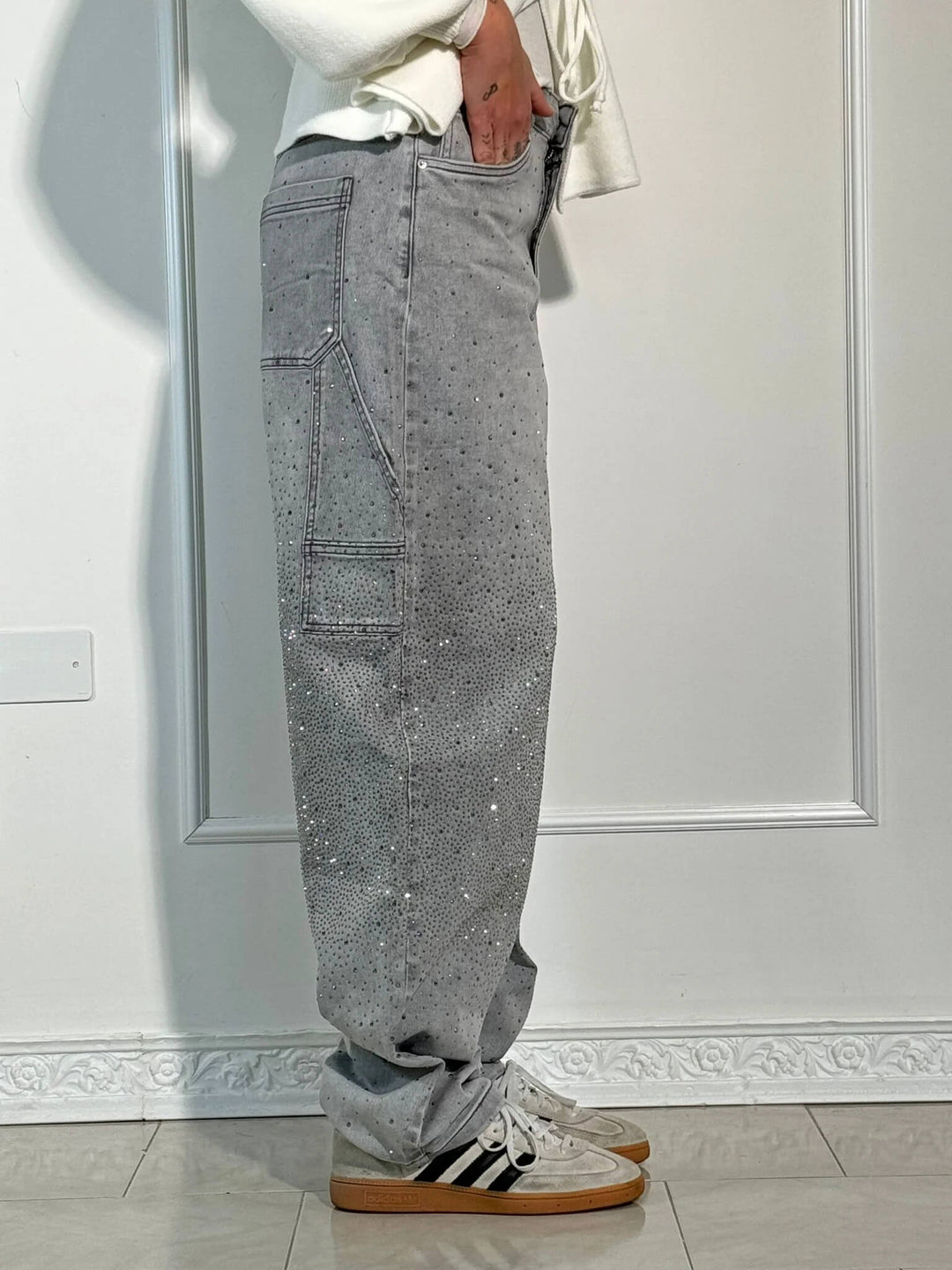 Juliette | High-Waist Utility Baggy Wide-Leg Jeans