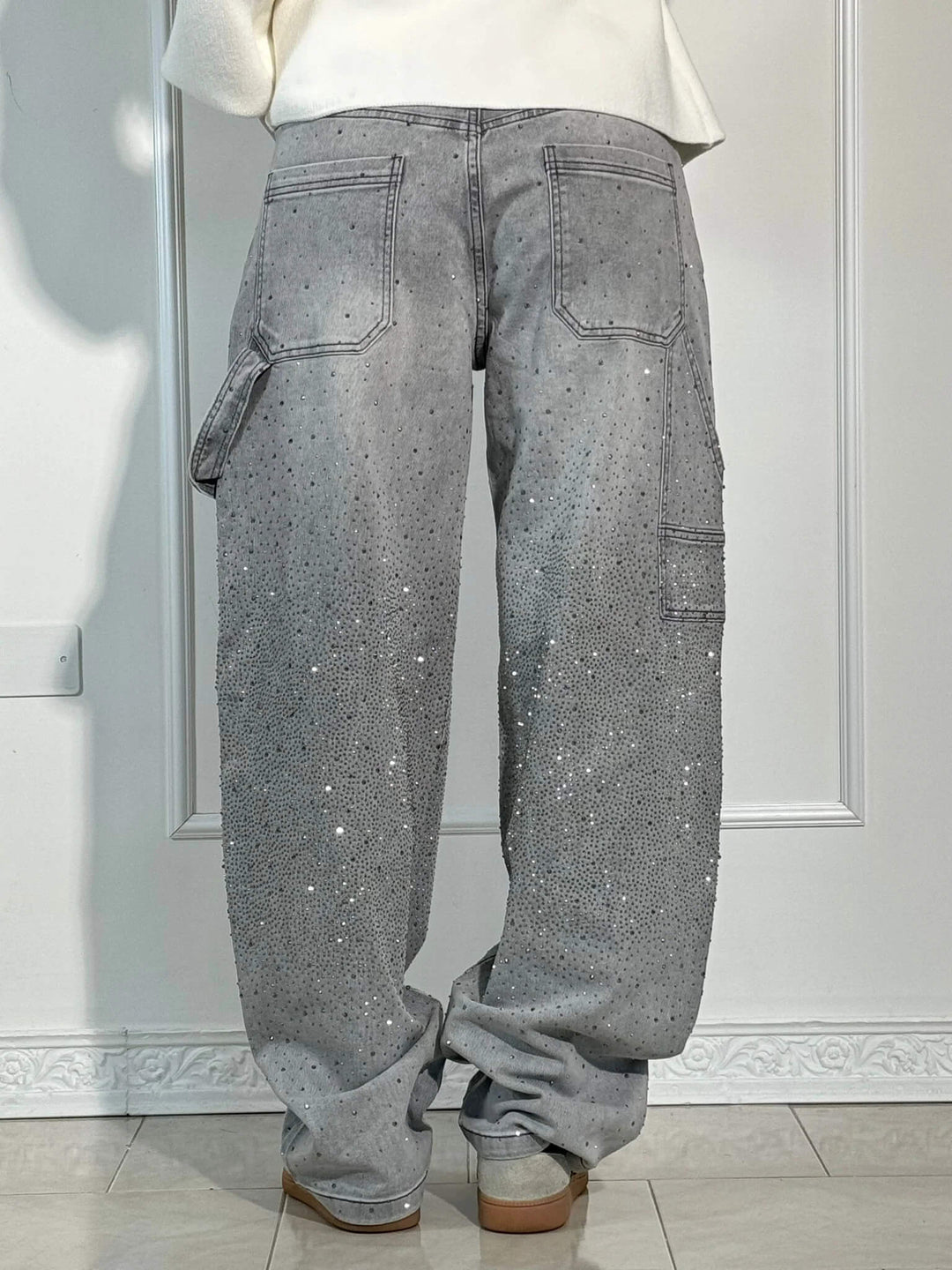 Juliette | High-Waist Utility Baggy Wide-Leg Jeans