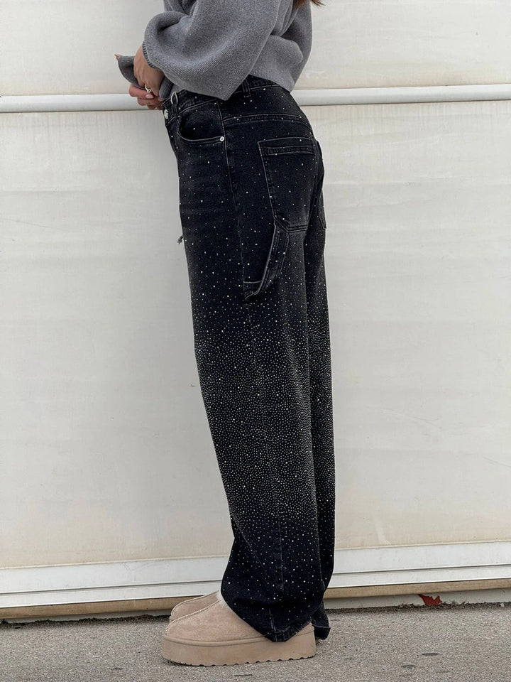 Juliette | High-Waist Utility Baggy Wide-Leg Jeans