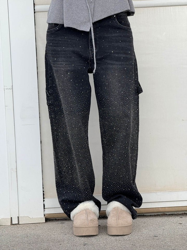 Juliette | High-Waist Utility Baggy Wide-Leg Jeans