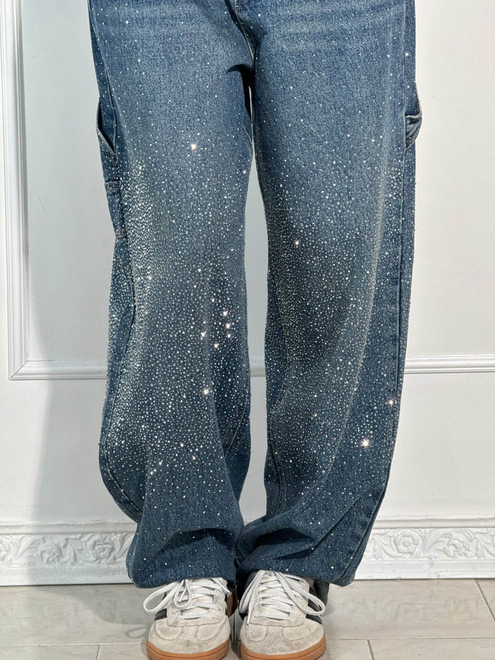 Juliette | High-Waist Utility Baggy Wide-Leg Jeans