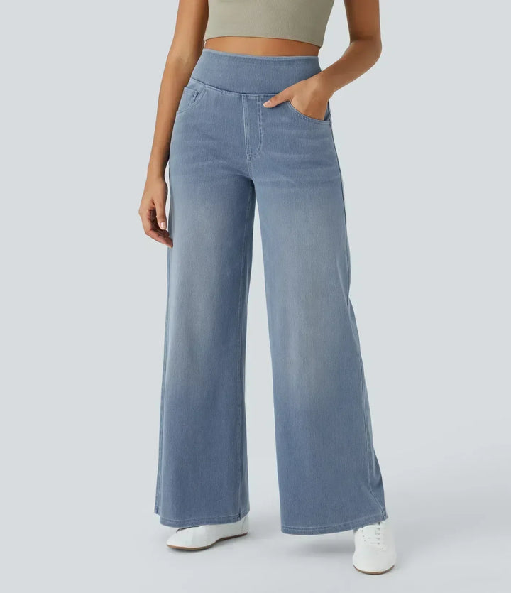 Georgina | High-Waist Flare Wide-Leg Jeans