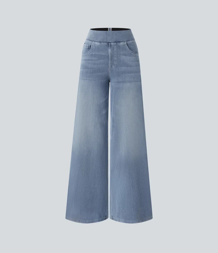 Georgina | High-Waist Flare Wide-Leg Jeans