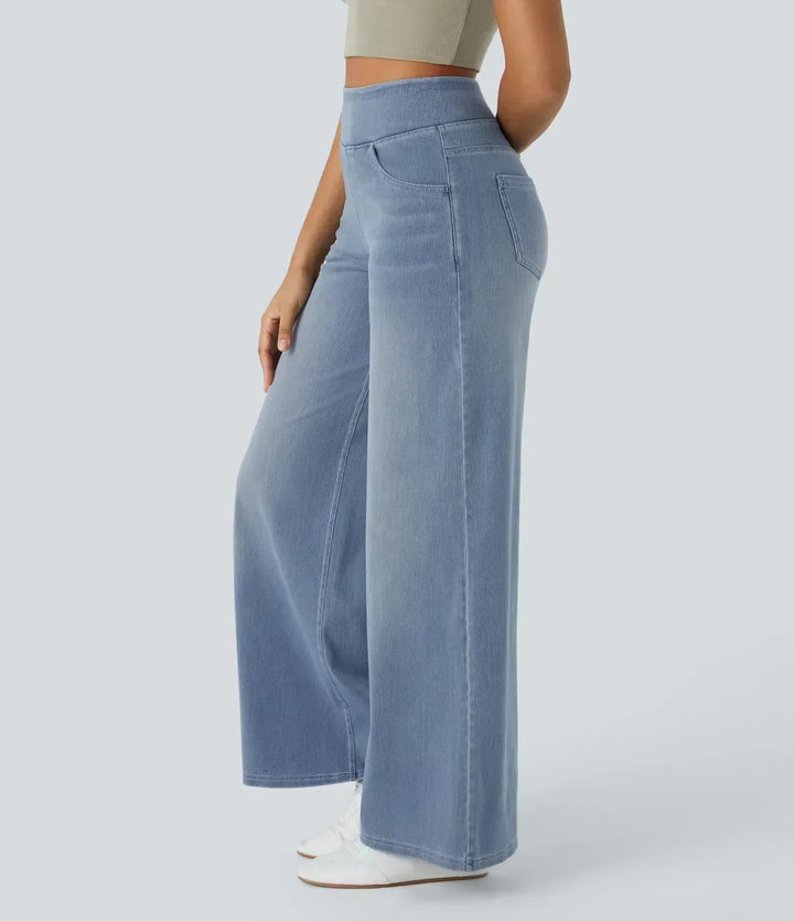 Georgina | High-Waist Flare Wide-Leg Jeans