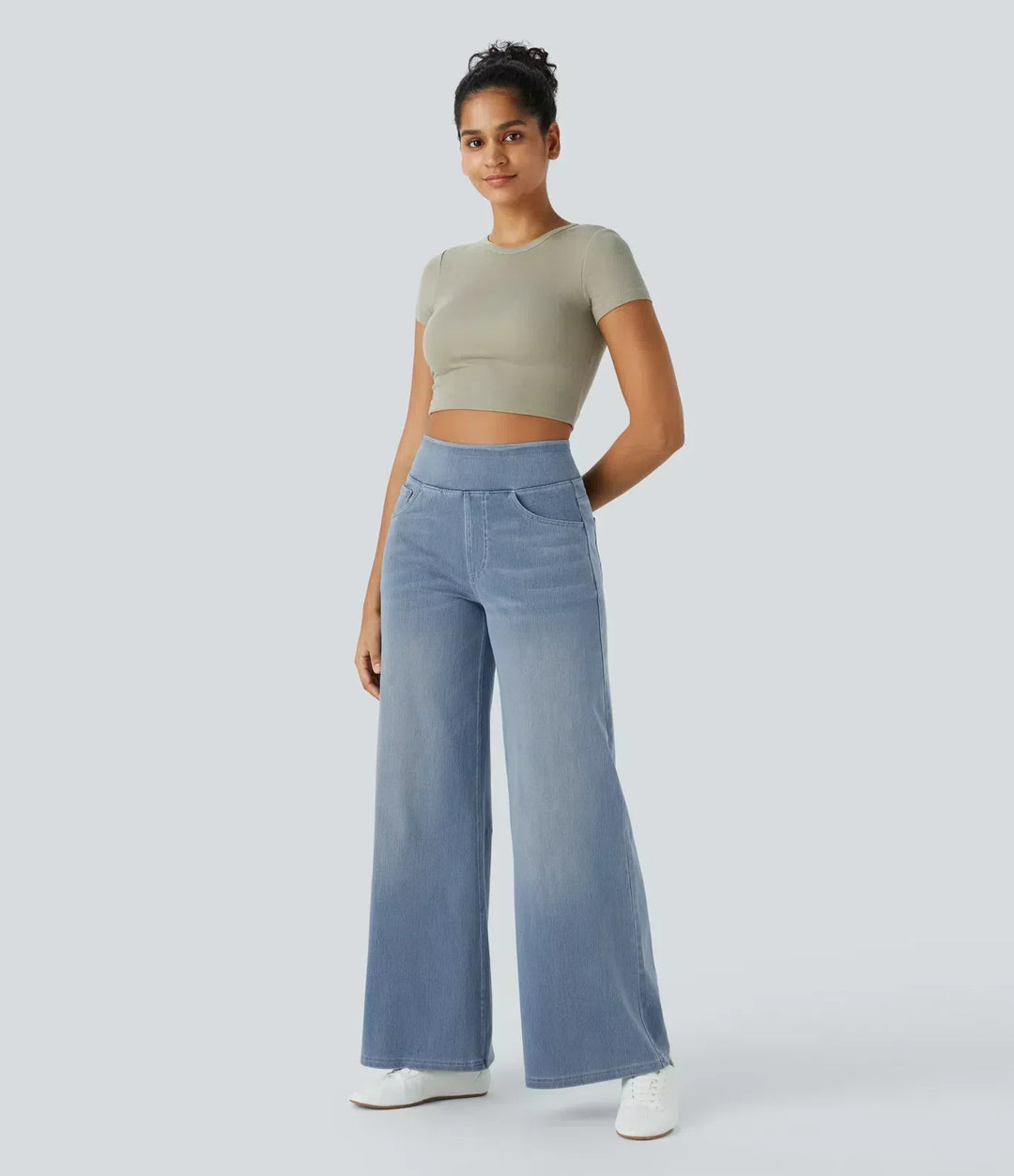 Georgina | High-Waist Flare Wide-Leg Jeans