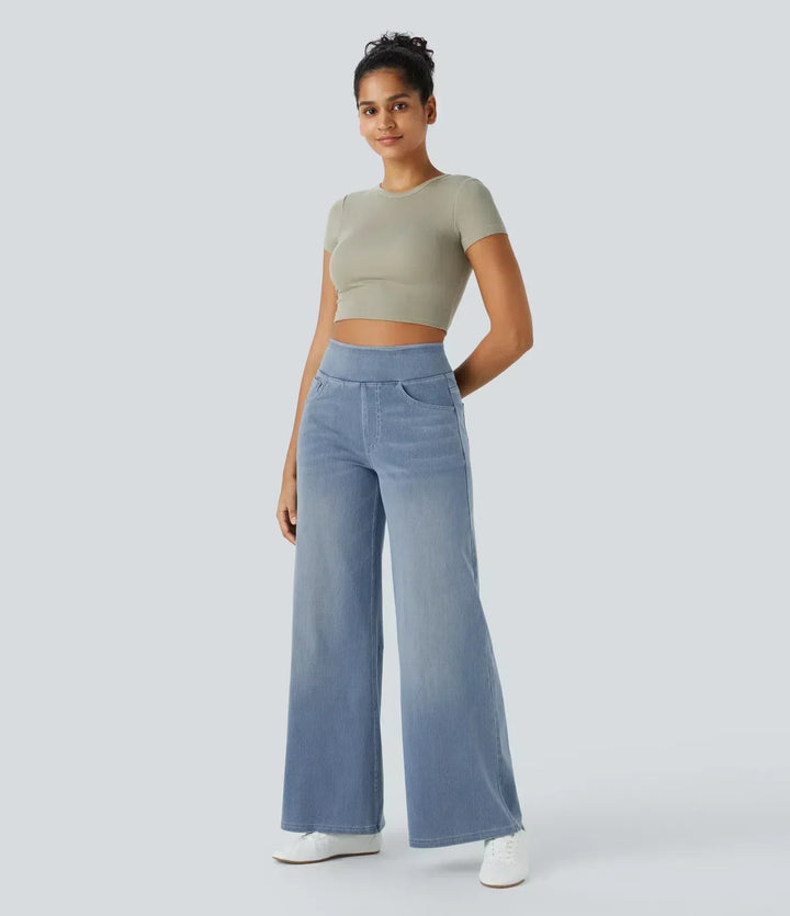 Georgina | High-Waist Flare Wide-Leg Jeans