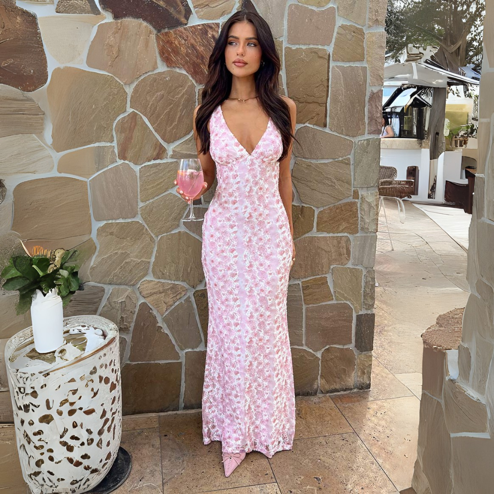Abby Printed Maxi Dress