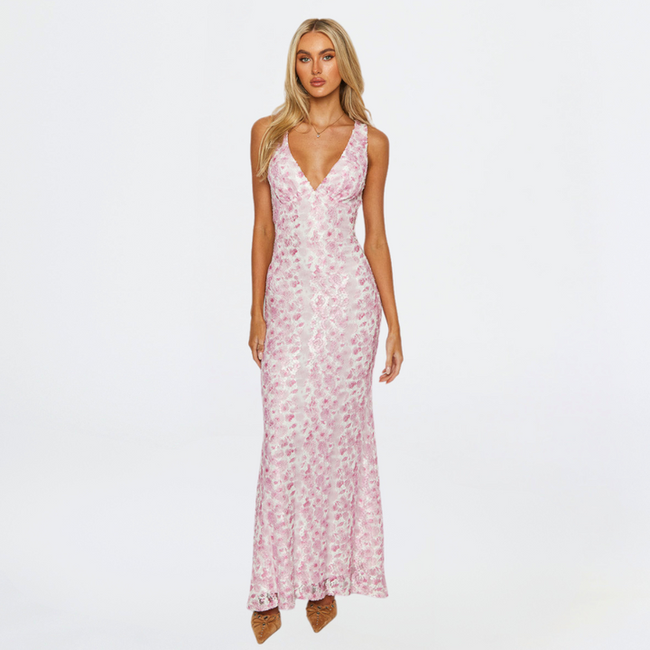 Abby Printed Maxi Dress